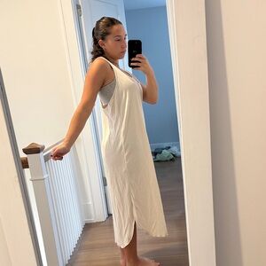 Zara Cream Sleeveless Dress